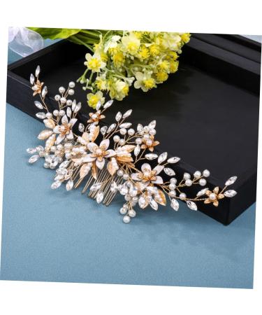 SKISUNO Headgear Wedding Hair Accessories for Brides Wedding Hair Comb Bridal Flower Hair Comb Bridal Headpieces Wedding Bridal Hair Comb Bride Headdress Bride Hair Comb Bridal Hair Decor - Buy Online on GoSupps.com