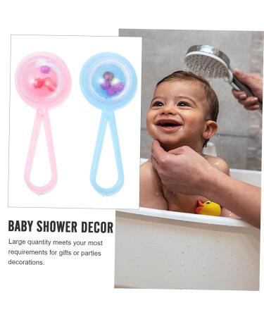 Iwowhero 48ct Small Bell Accessories | Baptismal Decorations & Mini Rattles for Parties | Acrylic Table Decor - Buy Online on GoSupps.com