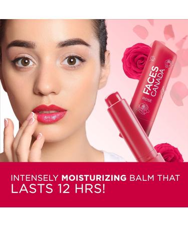 Color Lip Balm - Rose Petal 03 | 12HR Moisture SPF 15 Hydrating Shea Butter & Vitamin E | Nourish Dry Lips - Buy Online on GoSupps.com