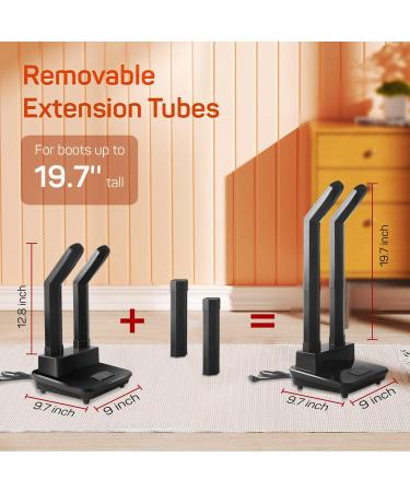 Dr. Prepare Boot Dryer & Warmer with Heat Blower | 6 Timer Settings for Work Boots, Ski Boots, Gloves, Hats, Socks | Adjustable Extension Tubes - Buy Online on GoSupps.com