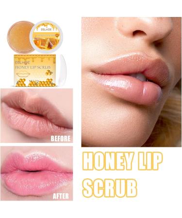 Buy Honey Peach Lip Peeling Treatment - Moisturizing & Natural Anti-Crack Care 2-Pack - Buy Online on GoSupps.com