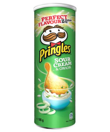 Fivestar Pringles Sour Cream & Onion 19 x 165g with free Fivestar ballpoint pen