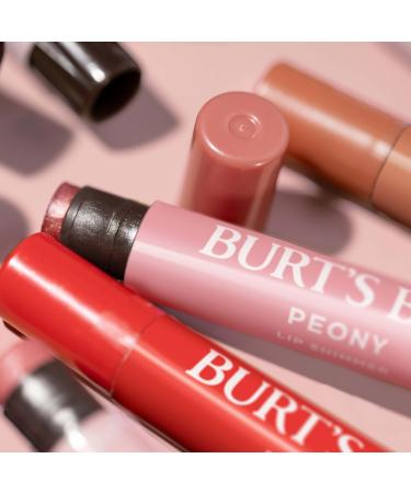 Burt's Bees Lip Shimmer Peony Warm Luminescent Color High Impact Instant Moisture with Shea and Cocoa Butters 100% Natural Origin 0.09 Ounce (Pack of 2)(Packaging May Vary) - Buy Online on GoSupps.com