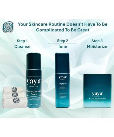 Yaya Skincare Ocean's Kiss Face Moisturizer - Skin Barrier Support + Marine Nutrient Hydration - Clean Beauty Formula Powered by Natural Botanicals - Buy Online on GoSupps.com