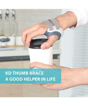 KD Thumb Brace for Osteoarthritis & CMC Joint Arthritis Pain - Stabilizing Splint with Sleeve - Flexible Medium Size - Left Hand - Buy Online on GoSupps.com