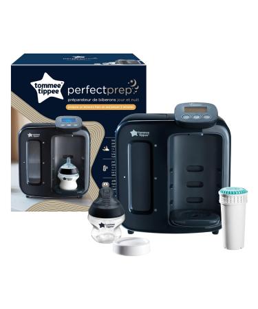 Tommee Tippee Perfect Prep - Day & Night Bottle Antibacterial Filter Digital Display | Sleep-Friendly Pacifiers - Black EU Connector - Buy Online on GoSupps.com