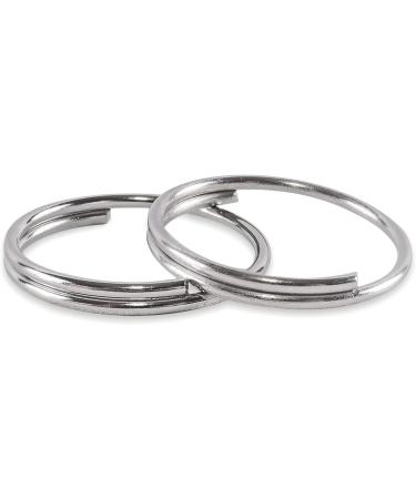 100-Piece Mini Stainless Steel Split Rings for DIY Jewelry Making, Crafts, Chandeliers - 12mm - Buy Online on GoSupps.com