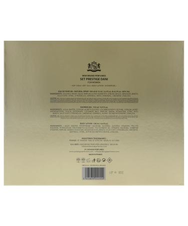 Prestige Dani by New Brand for Women - 4 Pc Gift Set 3.4oz EDP Spray 0.5oz EDP Spray 4.3oz Shower Gel 4.3oz Body Lotion - Buy Online on GoSupps.com