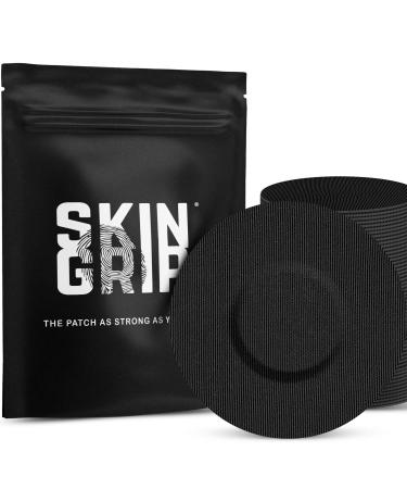 Skin Grip CGM Patches for Freestyle Libre (20-Pack), Waterproof & Sweatproof for 10-14 Days, Pre-Cut Adhesive Tape, Continuous Glucose Monitor Protection (Black)