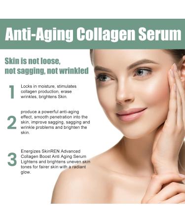 Miioto Hyaluronic Acid Collagen Serum - Anti-Aging Facial Care & Eye Area Moisturizer | 30ml *2 - Deeply Nourishing Peptide Essence - Buy Online on GoSupps.com