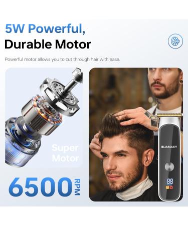 Buy Professional Cordless Hair Clippers for Men - Zero Gapped LED Display Stainless Steel Trimmer with USB & 4 Combs - International Shipping Available - Buy Online on GoSupps.com