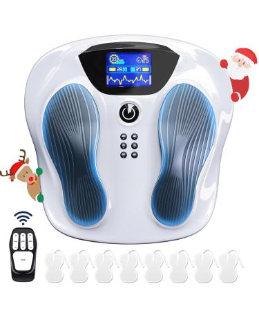 Creliver Medic Pro circulatory stimulator legs with EMS & TENS technology for active improvement in blood circulation tired legs newopathy promotes the legs of nerve pain and joint pain Jade-Weiß