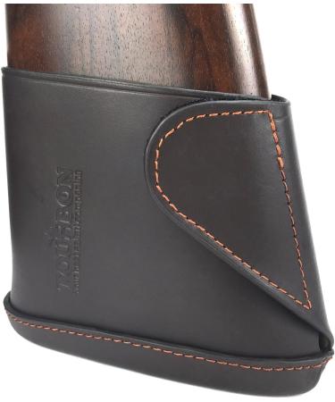 Buy TOURBON Genuine Leather Shotgun Stock Extension Recoil Pad Sleeve - Dark Brown | International Shipping Available - Buy Online on GoSupps.com