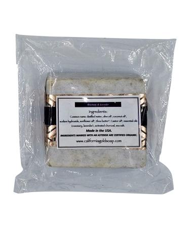 Revitalizing Rosemary & Lavender Artisan Soap with Activated Charcoal - Shop Internationally - Buy Online on GoSupps.com