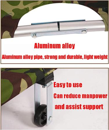 Portable Stretcher Patient Transport Aluminum Alloy Stretcher Multifunctional Fire Emergency Medical Flat Stretcher for Hospital Clinic Home Sports Venues Ambulance A (D) - Buy Online on GoSupps.com