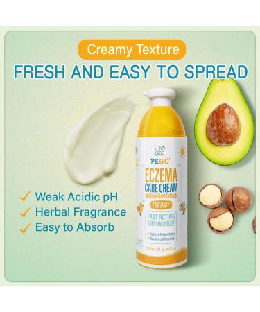 Baby Eczema Cream - Kids Eczema Therapy & Relief Body Cream, Nourishing Skin Protectant Soothes & Relieves Dry, Hypoallergenic, Fragrance & Steroid-Free (100ml_1pcs) - Buy Online on GoSupps.com