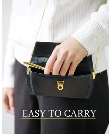 Rownyeon Retractable Lip Brush Applicator Portable Professional Makeup Tool in Gold for Lipstick, Gloss, and Creams - Buy Online on GoSupps.com