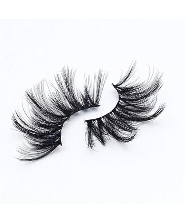 TEESTOU 25MM Mink Lashes Strip - Long, Thick, Wispy, Fluffy - 8 Pairs for Halloween - Buy Online on GoSupps.com