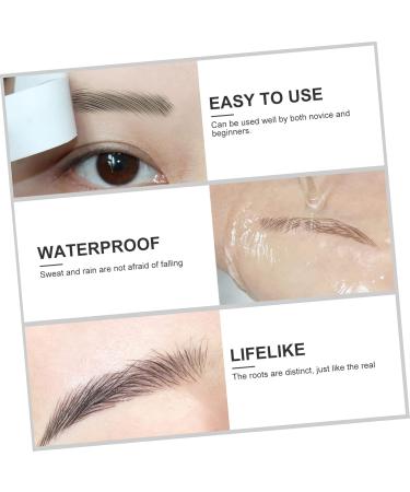 FRCOLOR 27 Sheets Waterproof Eyebrow Stickers Waterproof Sticker Waterproof Transfer Eyebrows 4d Water Proof - Buy Online on GoSupps.com