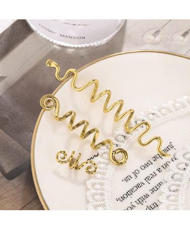 Yueser Hair Spiral Clips - 6 Viking Hair Beads Rotating Metal Braids in 3 Sizes | International Shipping - Buy Online on GoSupps.com