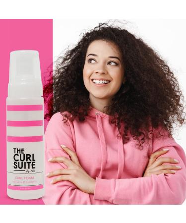 Hydrating Curl Foam (7 Oz.) Anti-Frizz Formula for Women & Men with Frizzy Wavy Hair Volumizing & Frizz Control Hair Mousse for Curly Hair - Buy Online on GoSupps.com