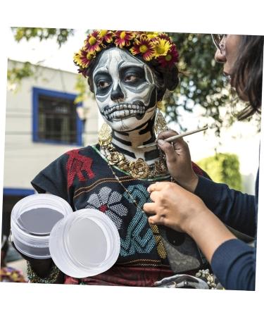 Angoily 8 Pcs Cosmetic Wax Watercolor Paint Colored Eyeliner Matte Facial Wax Paint The Face Liquid Eyeliner 4X4X2CMx4pcs Black Whitex4pcs - Buy Online on GoSupps.com