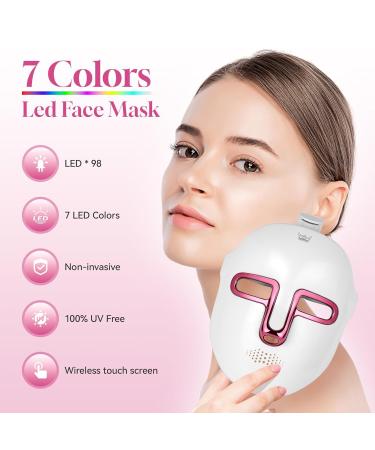 Zupora Red Light Therapy Mask - 7 Color LED Face Rejuvenation & Skin Care | International Shipping - Buy Online on GoSupps.com