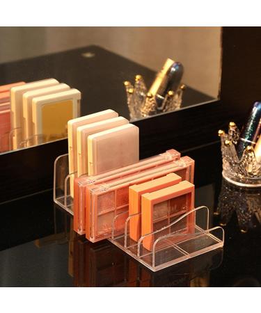 Eyeshadow Palette Organizer - Clear Divided Makeup Storage Rack for Dressing Table - Buy Online on GoSupps.com