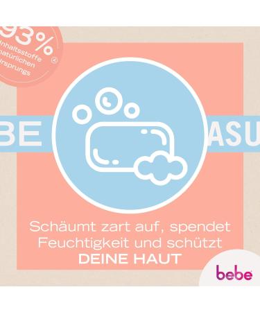 JOHNSON JOHNSON bebe Refreshing solid shower care with peach 80 g - Buy Online on GoSupps.com