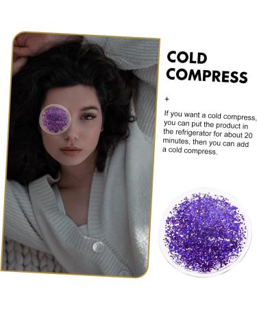 Angoily 2 Pairs Gel Eye Mask Round Cold Hot Eye Cover Cooling Eye Cover Women Eye Covers Reusable Eye Sleep Patch Under Eye Pad Fatigue Relaxing Eye Pads Summer Purple PVC Ice Cream - Buy Online on GoSupps.com