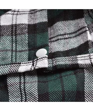 Yowablo Plaid Pet Shirt for XS Dogs - Stylish Green Pet Apparel - International Shipping Available - Buy Online on GoSupps.com