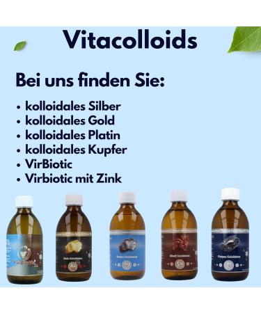  Vitacolloids Non-ionic colloidal nano silver Ag 50 ppm 300 ml Certified natural High concentration smaller particles greater efficiency. - Buy Online on GoSupps.com