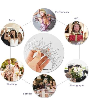 NODG Silver Tiaras for Women - Wedding Prom Bridal Party Hair Accessories - Buy Online on GoSupps.com