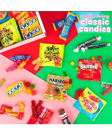 Assorted Candy Party Mix (36oz) - Fun Size Halloween Care Package with Gummies, Lollipops, Taffies & More - Bulk Candy for Loot Bags & Party Treats - Buy Online on GoSupps.com