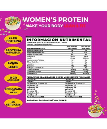 BIOTECKPHARMA | Woman Protein Fruit Cereal Flavor ... (Fruit Cereals, 2KG) Fruit Cereals 0.04 Ounce (Pack of 1) - Buy Online on GoSupps.com