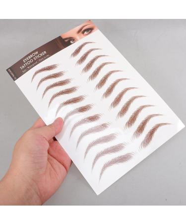  TOVINANNA 12 Sheets Waterproof Eyebrow Stickers Transferable Stickers for Makeup and Eyebrow Sculpting - Buy Online on GoSupps.com