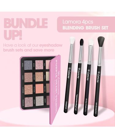 Nude Pink Rose Eyeshadow Palette - 12 Highly Pigmented Shades for Professional Neutral Makeup - Travel Size with Mirror - Buy Online on GoSupps.com