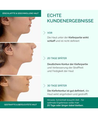 PLANTIFIQUE Double Menton Masque Visage V-Line 5 - Jawline Shaping Masks & Gua Sha M tal pour Skincare et Massage du Visage - Guasha Visage Yeux Cou Pieds - Buy Online on GoSupps.com