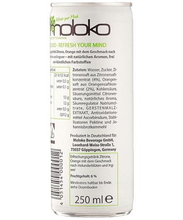 Moloko Soft Drink - Refresh Your Mind | Pack of 24 250ml | International Shipping Available - Buy Online on GoSupps.com