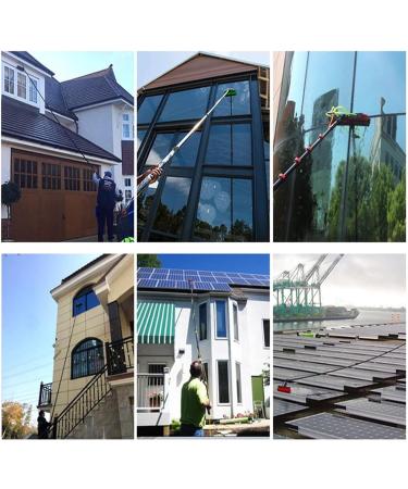 Water Fed Window Cleaning Pole Water Fed Extendable Brush Suitable For Cleaner Conservatory Roof Photovoltaic Panel Cleaning Photovoltaic Panel Cleaning (Color : 30cm Size : 6m) 6m 30cm - Buy Online on GoSupps.com