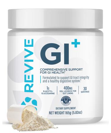 Revive MD Digestive Health Supplement GI Plus (30 Servings) - Supports Gut Health for Women & Men - Promotes Regularity & Bowel Function - Gut Health Supplements Powder for Gut Lining - Gluten-Free