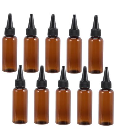 BESPORTBLE 10 pi ces Bouteilles Plastique Rechargeables pour Application Pr cise Dhuile et Teinture Cheveux Flacons Souples avec Embout Fin pour Lotion Shampooing Tatouage et Peinture
