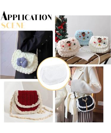 WADORN 6 Clear Plastic Mesh Canvas Sheets for Embroidery - 16.7 x 9.1 Inch DIY Needlepoint Blank Canvas for Cross Stitch and Acrylic Yarn Crafting - Buy Online on GoSupps.com