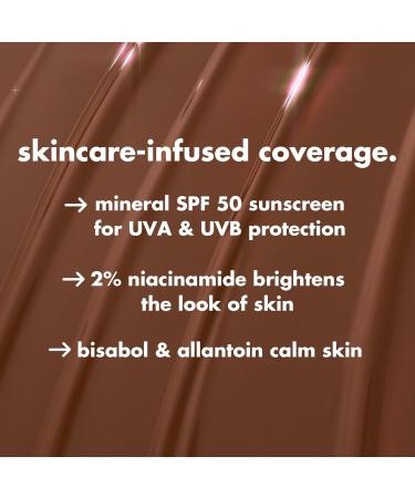 e.l.f. Halo Glow Skin Tint SPF 50 cr me hydratante color e pour une couvrance l g re et modulable pour un clat naturel v g talien et sans cruaut envers les animaux 7 Medium Warm - Buy Online on GoSupps.com