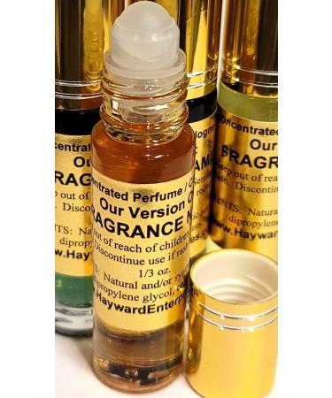 HYWD Enterprises Perfume Oil Compatible to I WANT CHOO for Women Fragrance Rendition Eau de Parfum 1/3 oz. (10ml) Glass Roll on (SCENTS F - N)