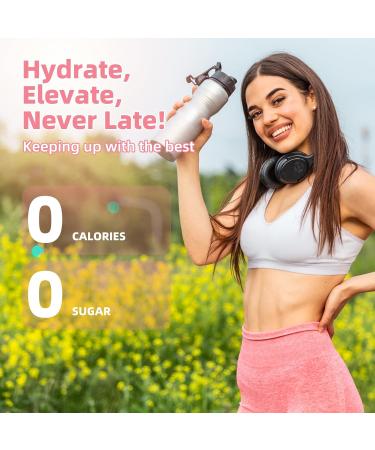 Electrolytes Drink Mix - Sugar-Free 0 Calorie Hydration Packets with Vitamins - Strawberry Flavor for Rapid Hydration & Energy Support (16 Sticks - Buy Online on GoSupps.com