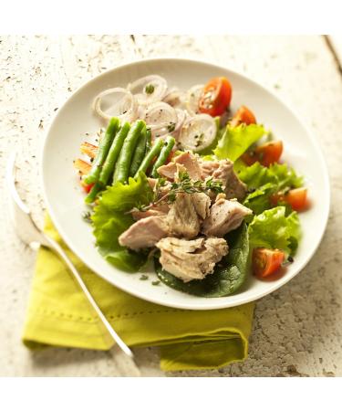 Alermon white tuna in olive oil with reduced salt content Pointe de Penmarc'h set of 6 boxes of 80g - Delivery in 2 to 3 work - Buy Online on GoSupps.com