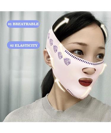 Double-Deck Face Slimming Bandage Face Lifting Belt Chin Strap Double Strap Slim Tightener Slimming Facial N0S3 Mask Tool V 04 box - Buy Online on GoSupps.com