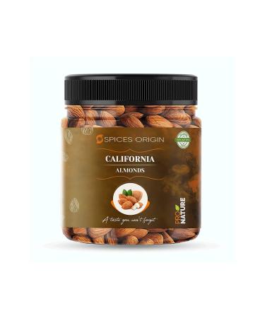 Spices Origin 100% Natural Premium Fresh Californian Almonds | Badam Giri | 250g_Packing May Vary