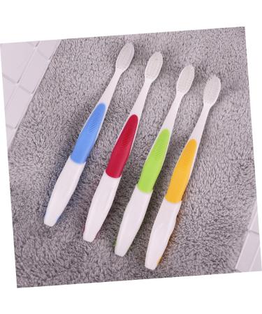 Minkissy 4-Pack Anti-Slip Children's Toothbrushes | Baby Oral Care Tools - Bristle Toothbrushes for Kids - Buy Online on GoSupps.com